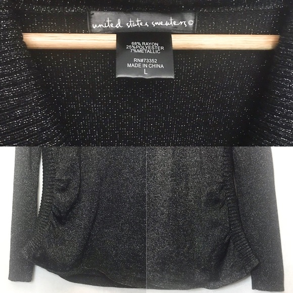 💎 united states sweaters metallic cowl neck tunic - Picture 7 of 8